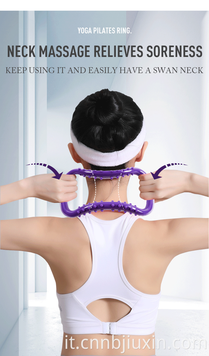 fascia che allunga il torace aperto spalla di bellezza posteriore yoga massaggio stretching fitness pilates anello